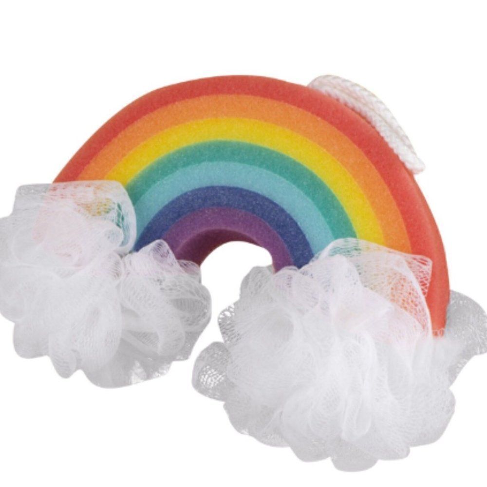 Luxurious Bath Shower Rainbow Poof so cute! PRIDE 🏳️‍🌈